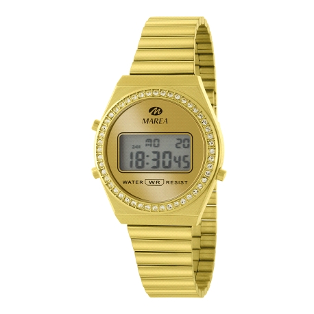 Reloj Marea Mujer Digital Dorado                                                                    