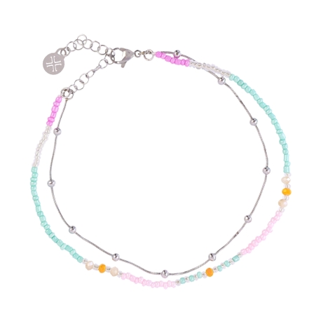 Tobillera Anartxy doble pastel                                                                      