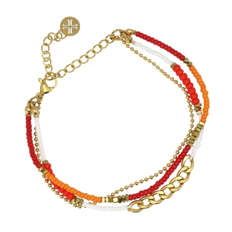 Pulsera Anartxy Triple Roja                                                                         
