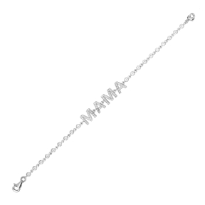 Pulsera plata de ley chatones mamá                                                                  