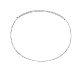 COLLAR VICEROY ACERO Y NAILON PLATEADO SRA FASHION                                                  