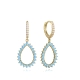 PENDIENTES VICEROY PLATA DE LEY BAÑO ORO CIRC SRA JEWELS                                            