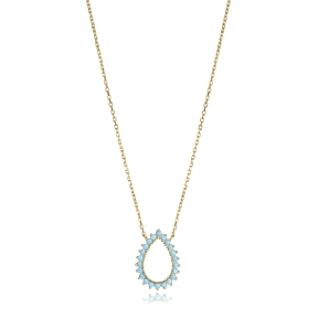 COLLAR PLATA DE LEY BA&Ntilde;O ORO CIRC SRA JWLS                                                          