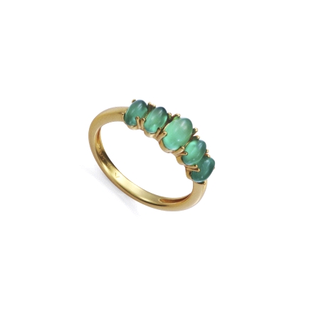 ANILLO VICEROY PLATA DE LEY BAÑO ORO PIEDRA SRA JWLS                                                