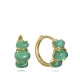 PENDIENTES VICEROY PLATA DE LEY BAÑO ORO PIEDR NAT SRA JWL                                          