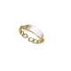 ANILLO VICEROY PLATA DE LEY BAÑO ORO M.PERL SRA JWLS                                                