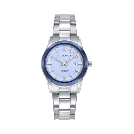 RELOJ VICEROY ACERO IP AZUL BRAZALETE SEÑORA VA                                                     