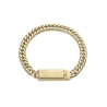 PULSERA VICEROY ABRAHAM MATEO ACERO IP DORADO PLACA SR FASHION                                      