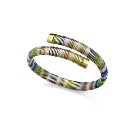BRAZALETE VICEROY ACERO IP DORADO TUBOGAS CORDON SRA FSHN                                           