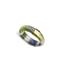 ANILLO VICEROY ACERO IP DORADO TUBOGAS CORD SRA FSHN                                                