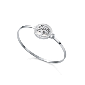 BRAZALETE ACERO ARBOL VIDA CIRCONITAS SRA FSN                                                       