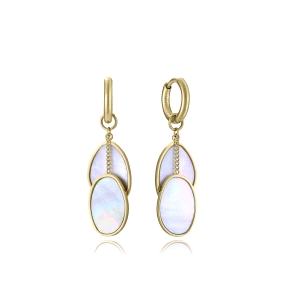 PENDIENTES VICEROY  ACERO IP DORADO MADRE PERLA SRA FSHN                                            