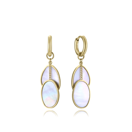PENDIENTES VICEROY  ACERO IP DORADO MADRE PERLA SRA FSHN                                            