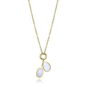 COLLAR VICEROY ACERO IP DORADO MADRE PERLA SRA FSHN                                                 