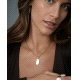 COLLAR VICEROY ACERO IP DORADO MADRE PERLA SRA FSHN                                                 