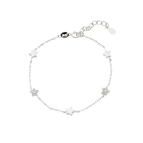 PULSERA PLATA ESTRELLAS                                                                             