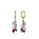 PEND ACERO IP DORADO PIEDRAS NAT SRA FASHION                                                        
