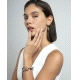 PEND ACERO IP DORADO PIEDRAS NAT SRA FASHION                                                        