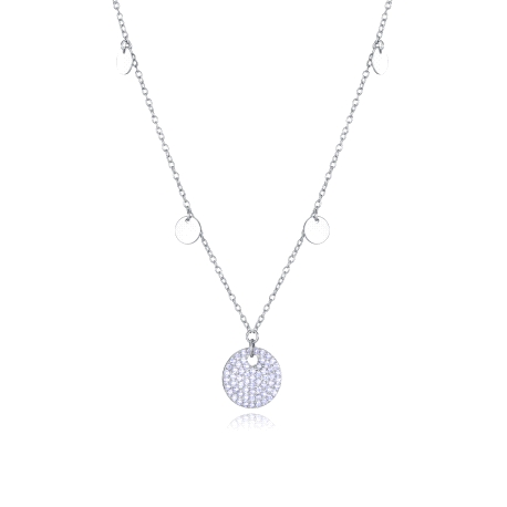 COLLAR PLATA DE LEY BAÑO RODIO CIRC SRA JEWELS                                                      
