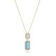 COLLAR PLATA DE LEY BAÑO ORO CRIS SRA JWLS                                                          