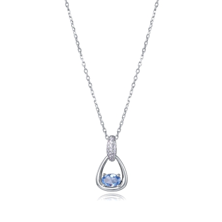 COLLAR PLATA DE LEY BAÑO RODIO CIRC SRA JWLS                                                        