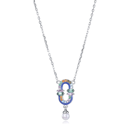 COLLAR PLATA DE LEY BAÑO RODIO CIRC SRA JWLS                                                        