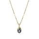 COLLAR PLATA DE LEY BAÑO ORO PIED NAT SRA JW                                                        