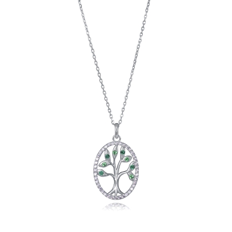 COLLAR PLATA DE LEY BAÑO RODIO CIRC SRA JWLS                                                        