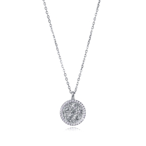 COLLAR PLATA DE LEY BAÑO RODIO CIRC SRA JWLS                                                        