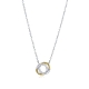 COLLAR PLATA DE LEY BAÑO ORO/ROD CIR SRA JLW                                                        