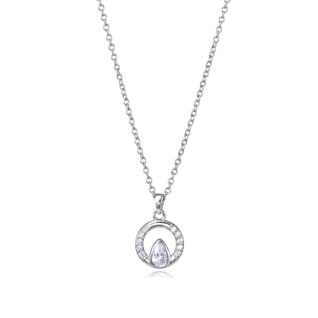 COLLAR PLATA DE LEY BAÑO RODIO CIRC SRA JWLS                                                        