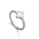 ANILLO PLATA DE LEY BAÑO RODIO MADREP SRA JW                                                        
