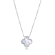 COLLAR PLATA DE LEY BAÑO RODIO MADREP SRA JW                                                        