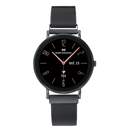 RELOJ SMART METAL NEGRO BRAZALETE SRA MM                                                            