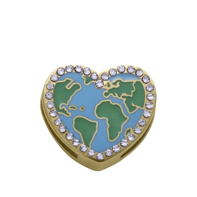 MOTIVO ACERO IP DORADO CIRC CORAZON SRA FN                                                          