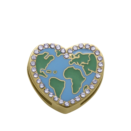MOTIVO ACERO IP DORADO CIRC CORAZON SRA FN                                                          
