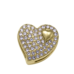 MOTIVO ACERO IP DORADO CIRC CORAZON SRA FN                                                          