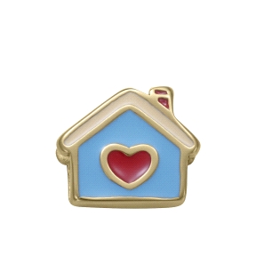 MOTIVO ACERO IP DORADO ESMALTE CASA SRA FN                                                          
