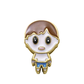 MOTIVO ACERO IP DORADO ESMALTE NIÑO SRA FN                                                          