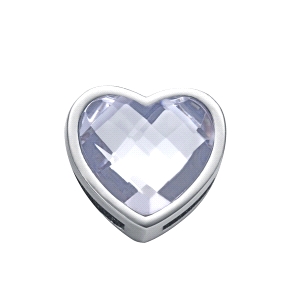 MOTIVO ACERO Y CRISTAL CORAZON SRA FASHION                                                          