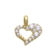 COLGANTE ACERO IP DORADO CIRC CORAZON SRA FN                                                        