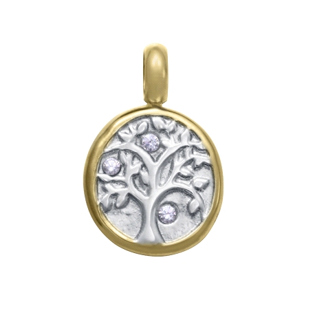 COLGANTE ACERO E IP DORADO CIRC ARBOL SRA FN                                                        