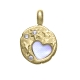 COLGANTE ACERO IP DORADO CIRC CORAZON SRA FN                                                        