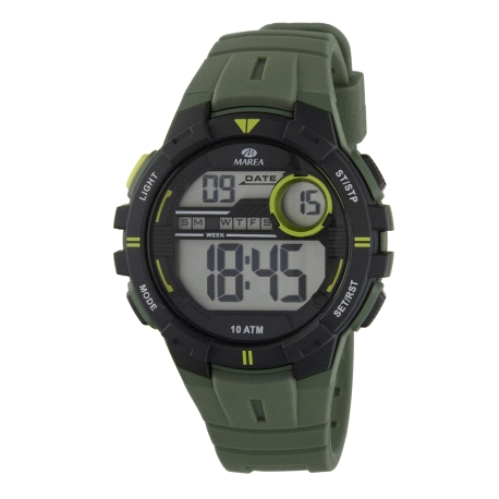 Reloj Marea Digital Verde Militar                                                                   
