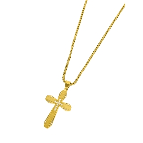 Collar Marea Cruz Dorada                                                                            