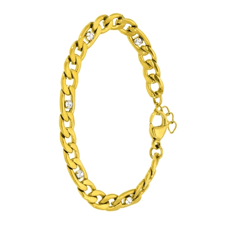 Pulsera Marea Dorada Circonitas                                                                     