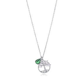COLLAR ACERO ARBOL CIRC SRA FASHION                                                                 