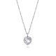 COLLAR ACERO CORAZON CIRCONITAS SRA FASHION                                                         