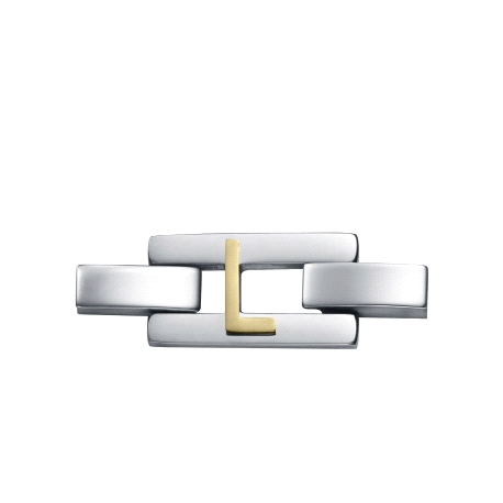 MOTIVO LETRA L ACERO E IP DORADO  SR FASHION                                                        