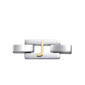 MOTIVO LETRA J ACERO E IP DORADO  SR FASHION                                                        